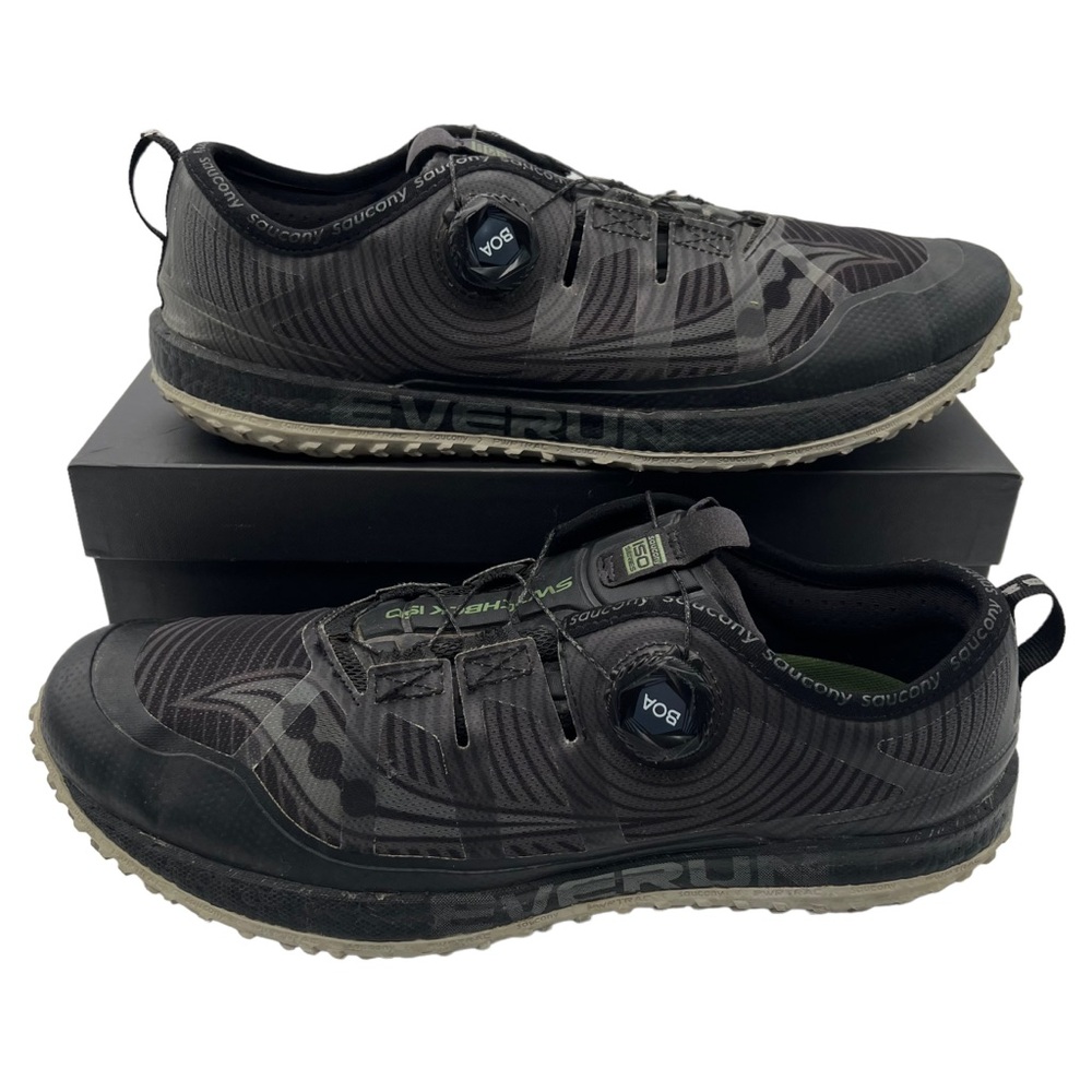 Saucony Switchback ISO Men’s Sz 11.5(EU 46) BOA Fit System Laces Trail Runners
